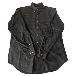 Polo Ralph Lauren Classic Fit Button Down Shirt Mens XL Blue Green Plaid